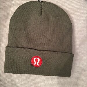 lululemon Unisex Olive Green Beanie